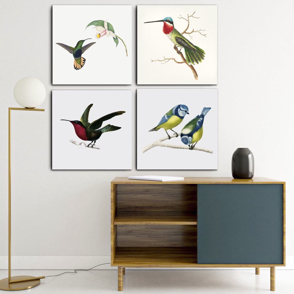 HIASAN DINDING BURUNG WALL DECOR PAJANGAN POSTER KAYU GAMBAR BURUNG