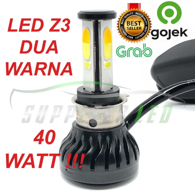 Lampu LED Z3 Dual Colour Dua Warna Putih Kuning 40 WATT