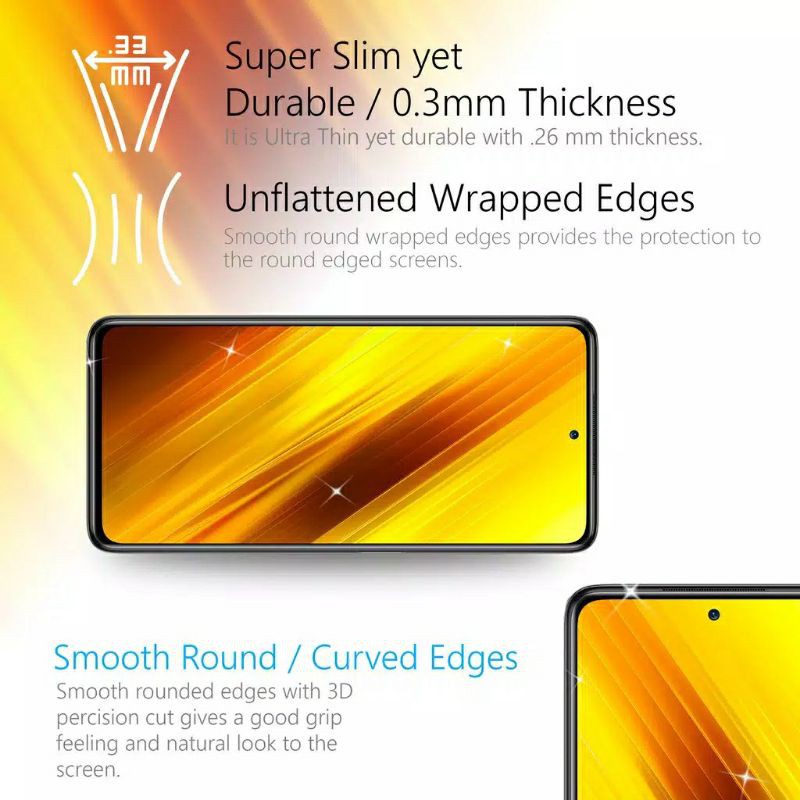 Tempered Glass Xiaomi Redmi Note 10 10s Premium Pro+ Full Cover