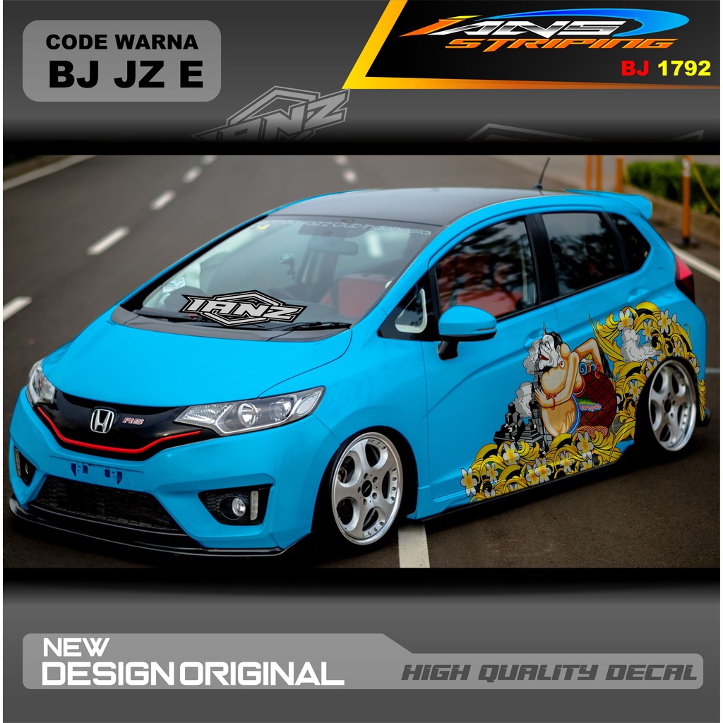 STICKER MOBIL HONDA JAZZ MOBIL AGYA AYLA AVANZA DLL / STIKER VARIASI MOBIL / DECAL STIKER MOBIL
