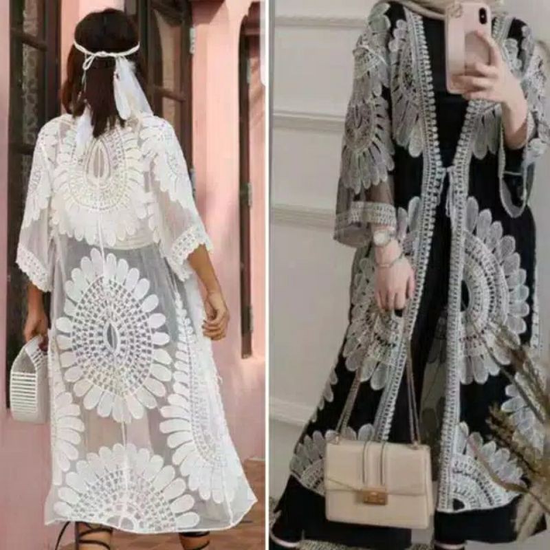 Long Outer Cardigan/ Busana pantai