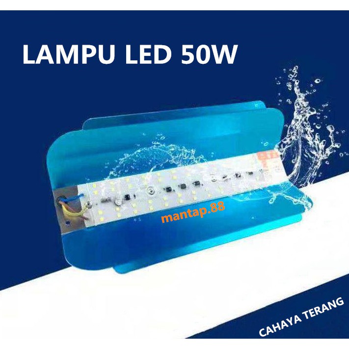 LAMPU JALAN 50W PJU LED SUNLAMP SOROT OUTDOOR / Lampu Sorot Tungsten Iodine