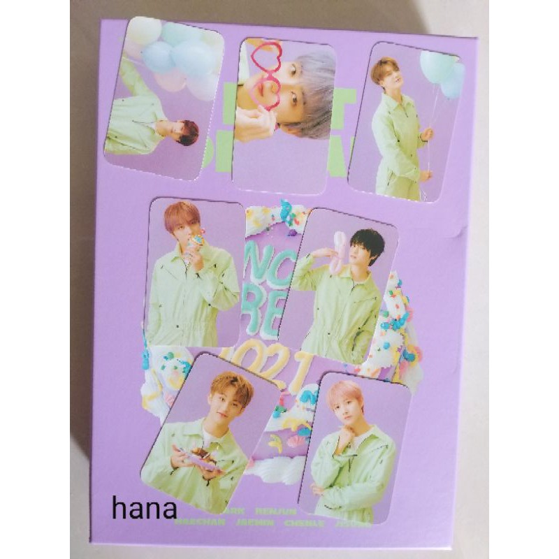 sharing ready stok sg21 smtrue nct dream member set photocard