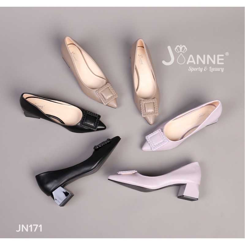 RESTOCK!! [ORIGINAL] JOANNE Heels Shoes Sepatu Kerja Wanita #JN171