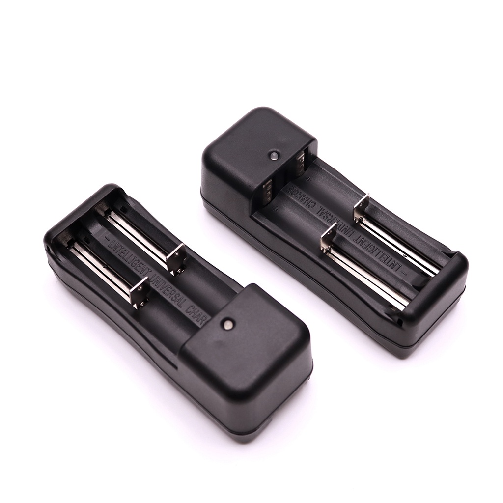 Bisa Untuk - Baterai Vape 18650 / 18350 2 Slot - Baterai AA /AAA  Intelligent LI-Ion 1.5A Fast Charging