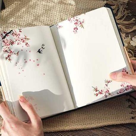 

Dibeliyuk || PEEOZ Buku Catatan Notebook Motif Chinese Style Dairy Book Buku Catatan Aesthetic Hard Cover ||Pasti Murah