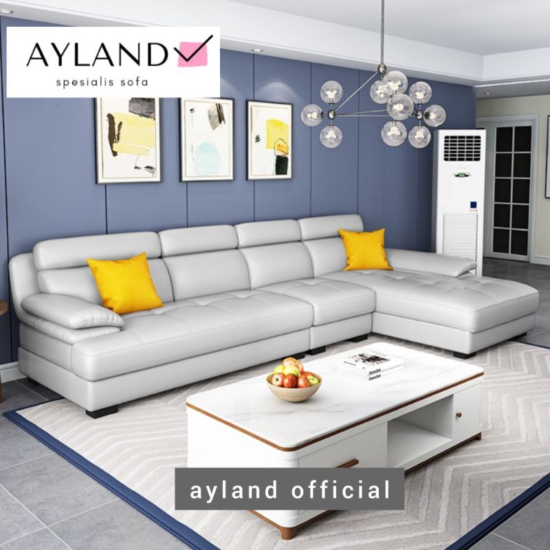 Sofa Ruang Tamu Leter L Minimalis Modern Mewah