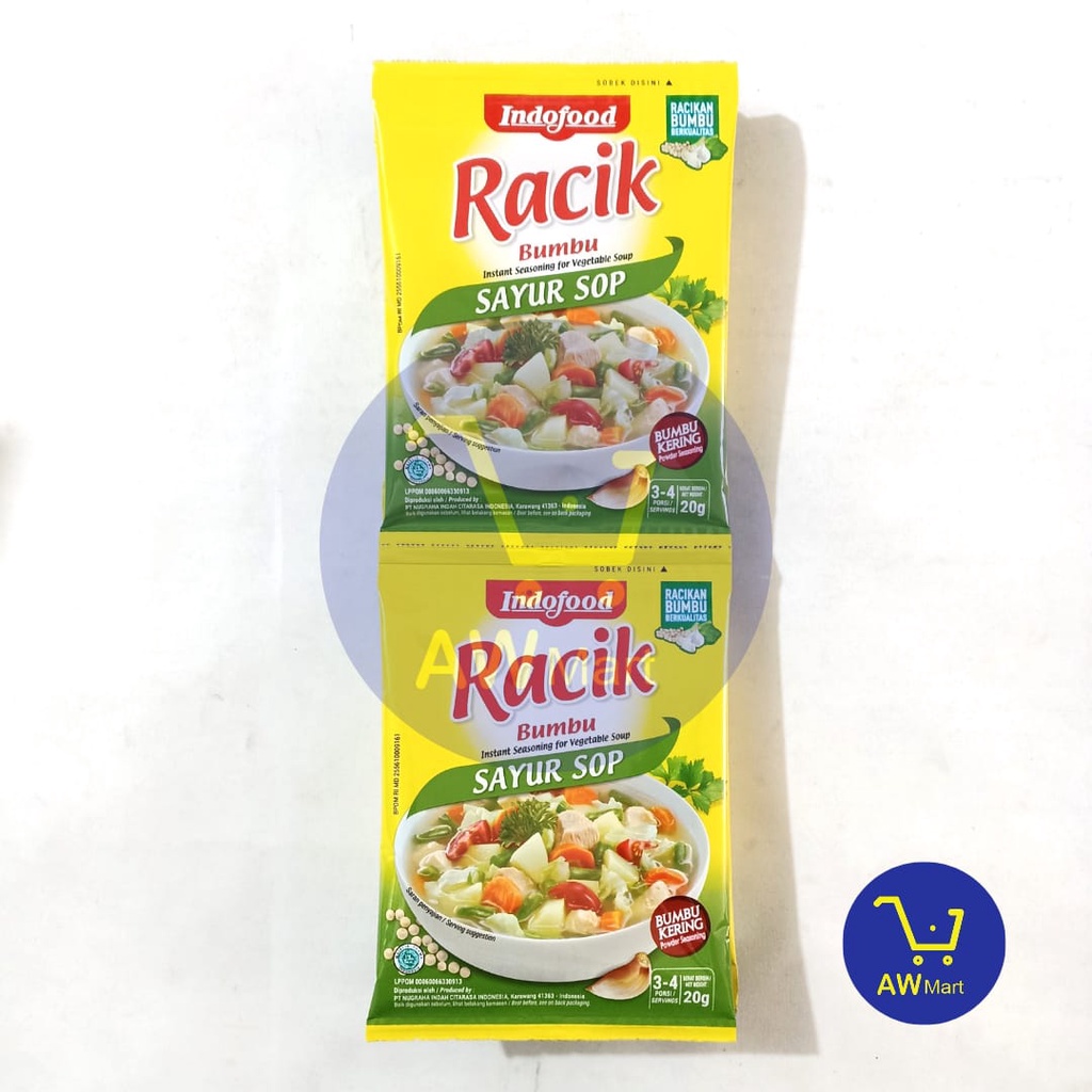 BUMBU RACIK INSTAN RENCENG 10 SACHET X 20/26/33 GRAM - ALL VARIAN