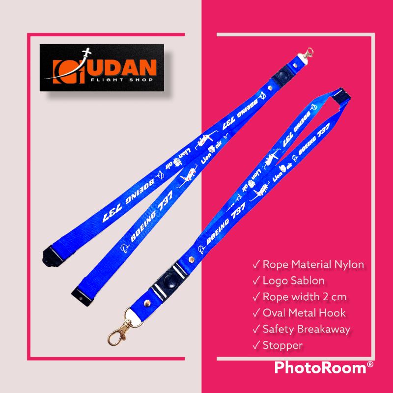 Lanyard (Tali ID Card) Boeing 737 Lion Air