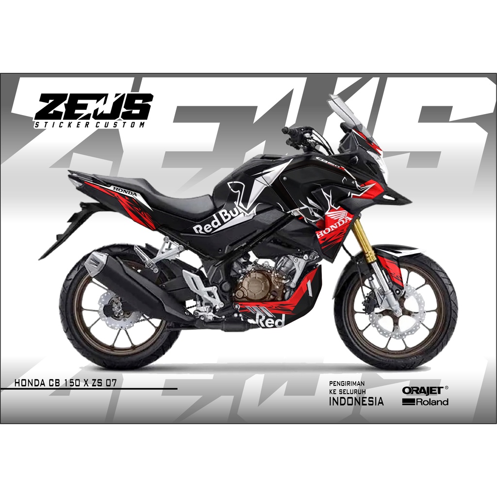 Decal Sticker - Stiker Dekal Honda Cb 150 x Zs 07