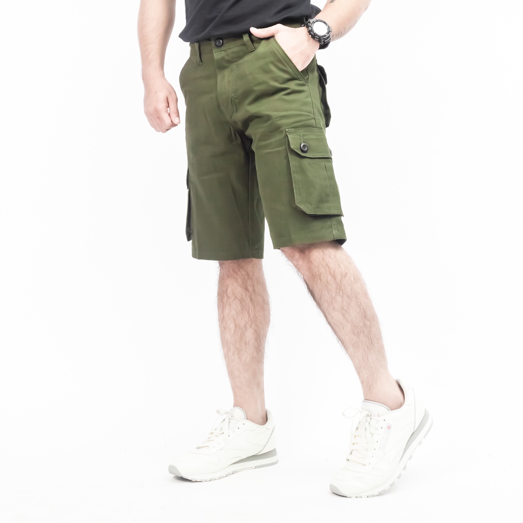 Gizmo Cargo Pendek Hijau Army Short Pants