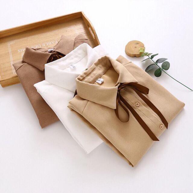 1 Malika Top Kemeja Polos Blouse Wanita