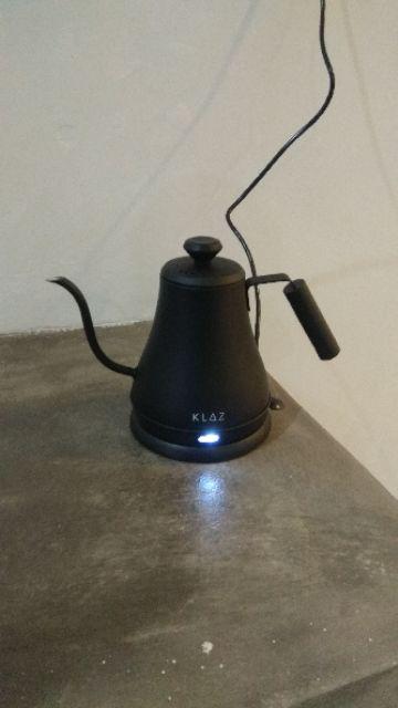 Klaz Teko Listrik Leher Angsa Gooseneck Electric Kettle 800 Ml Black