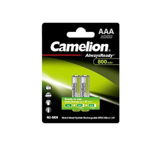 Baterai Battery Batre Cas Charger Camelion AAA A3 800 mAh Bp2 NiMH