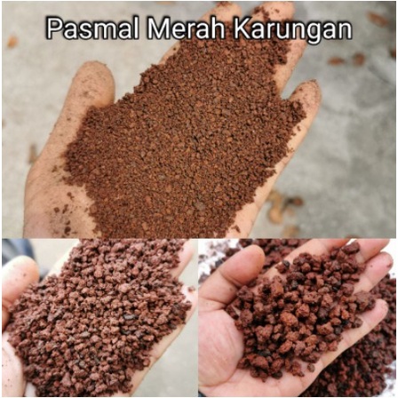 MEDIA TANAM PASIR MALANG KARUNGAN MERAH-HITAM 1 KARUNG