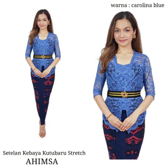 SET KEBAYA BALI JADI KUTUBARU LENGAN 3/4 STRAIT