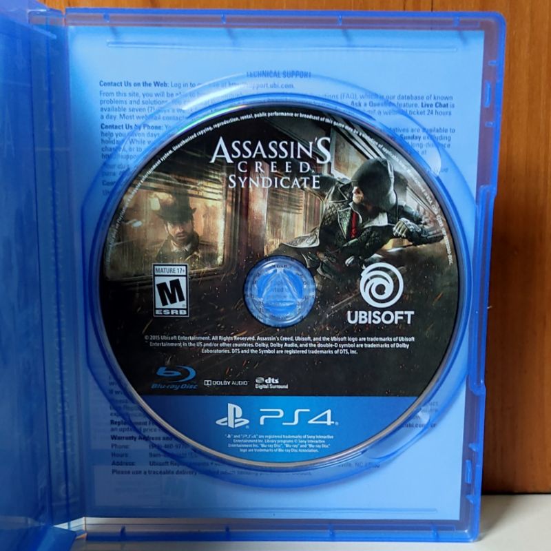 Kaset Assassins Creed Syndicate PS4 Assassin Assasin Assasins AC Sindicate Playstation PS 4 5 Syndicat Asasin Asasins CD BD Game sindicat Games Ps4 Ps5 Region 3 Asia Reg