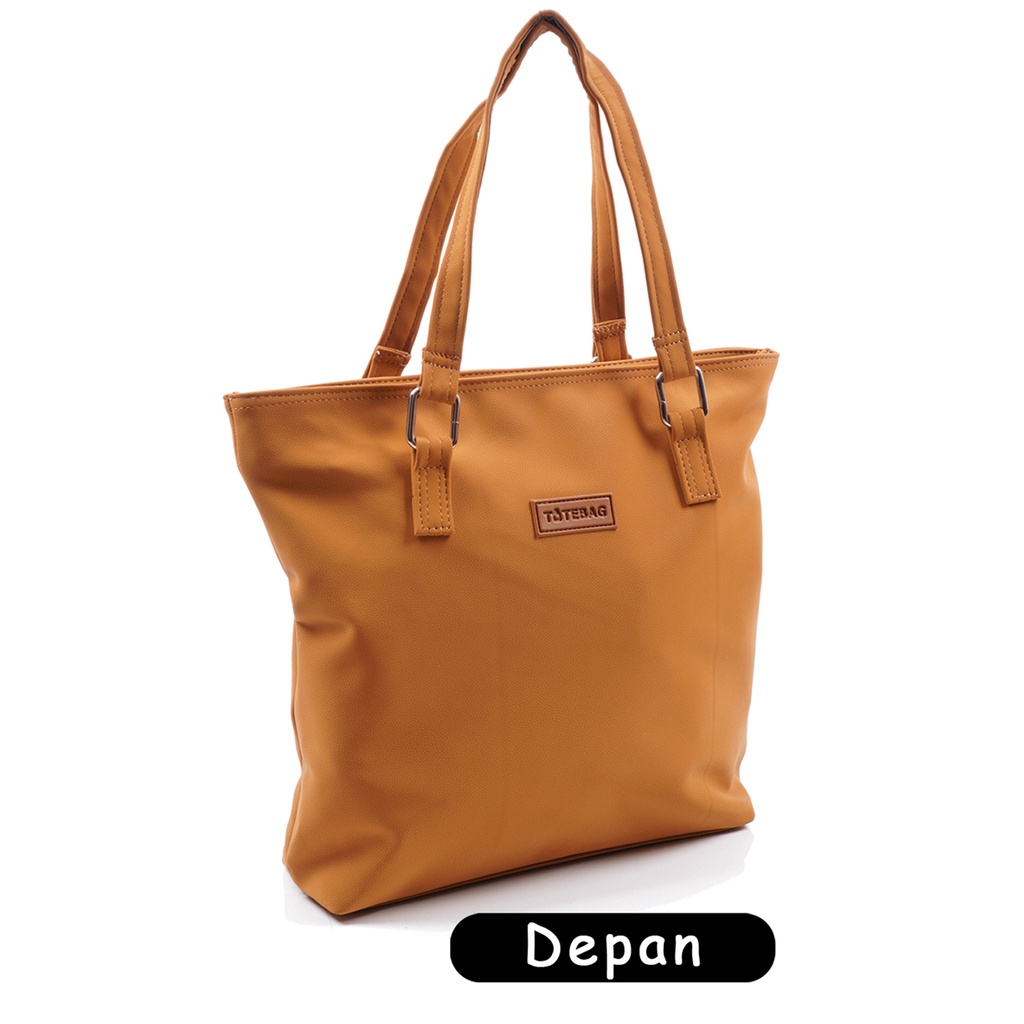 Tote bag wanita totebag cewek tas tote Polos kulit sintetis murah totbag Trend terbaru