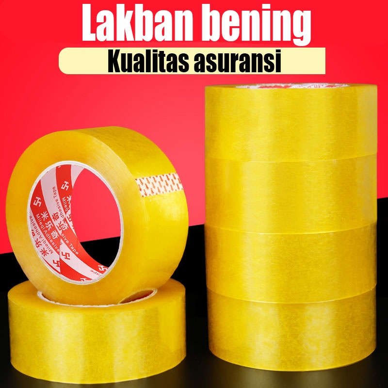 

Lakban Bening Tape Kualitas Tinggi Sangat Lengket - Murah COD