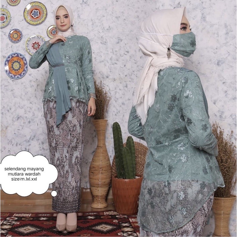 selendang Mayang mutiara/kebaya undangan murah/kebaya undangan/baju kondangan/baju undangan/brukat