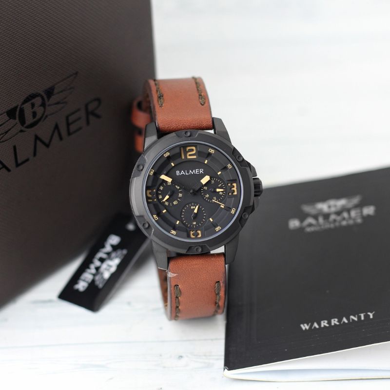 Jam tangan Balmer 7979 tali kulit original wanita