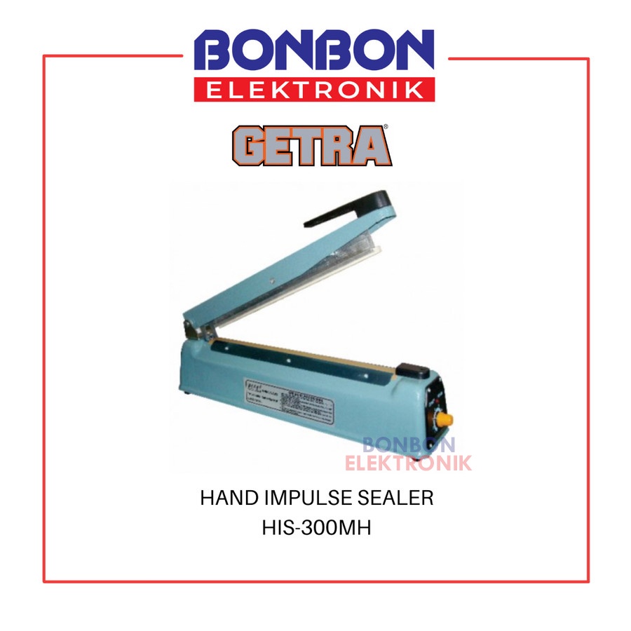 GETRA Hand Impulse Sealer HIS-300MH / Mesin Penyegel Plastik Metal