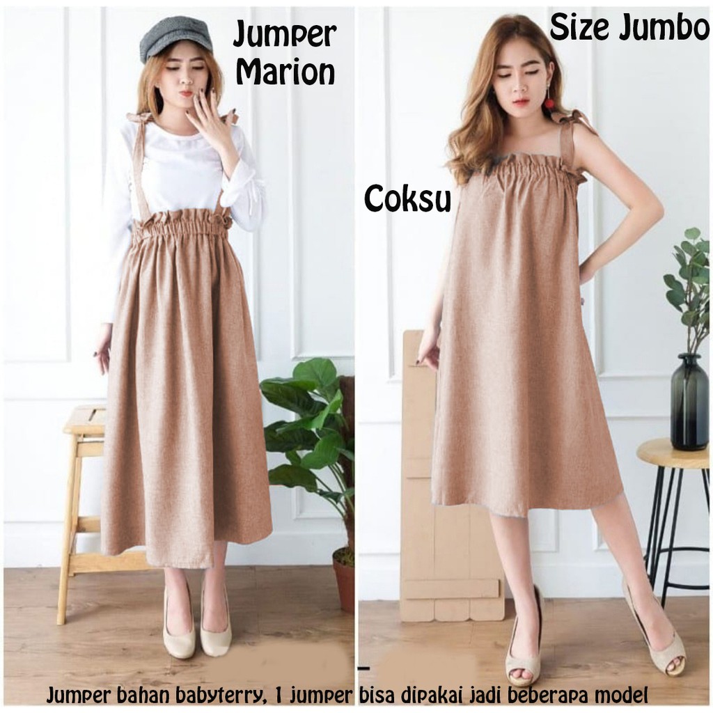 Jumper Marion Dress Murah Baju Wanita Dress Wanita Fashion Wanita Murah Shopee Indonesia