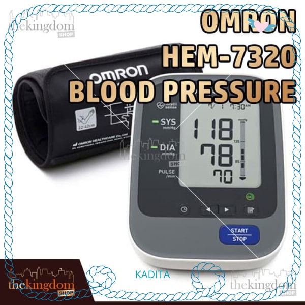 Omron HEM 7320 Blood Pressure Monitor Alat Tensi Darah Digital