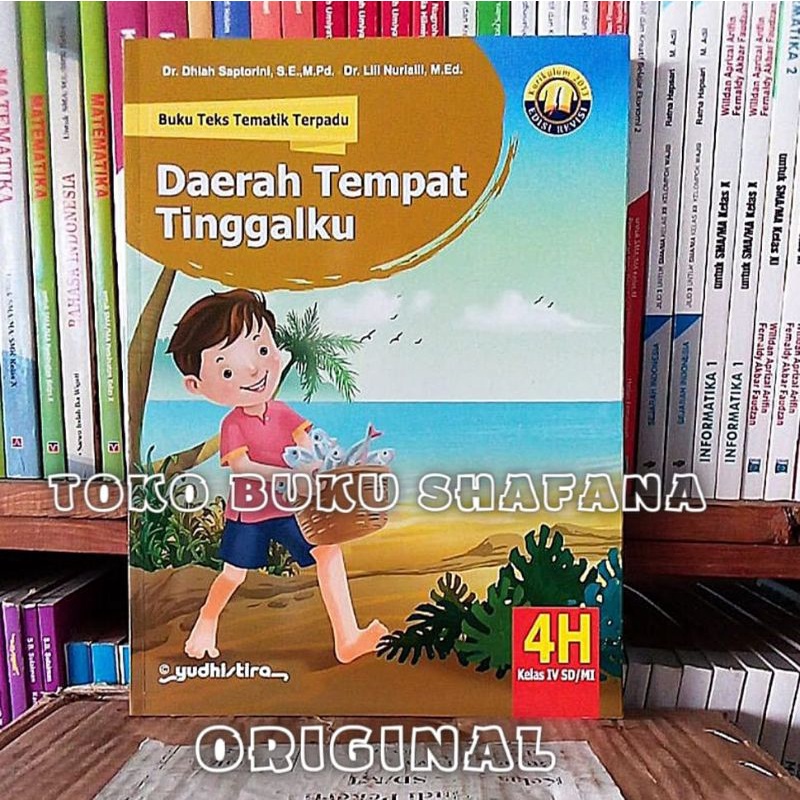 Paket 4 Buku Tematik Terpadu Yudhistira 4F 4G 4H 4I K13 Edisi Revisi Kelas 4 SD ORI