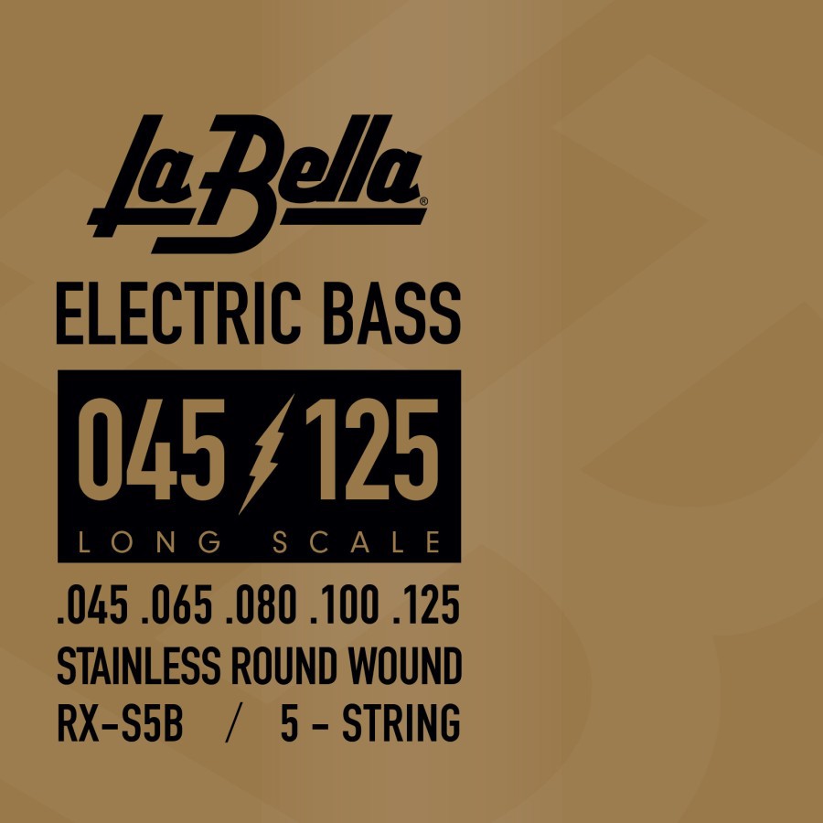 La Bella RX-S5B Stainless Round Wound Bass String 45-125 Senar Bass