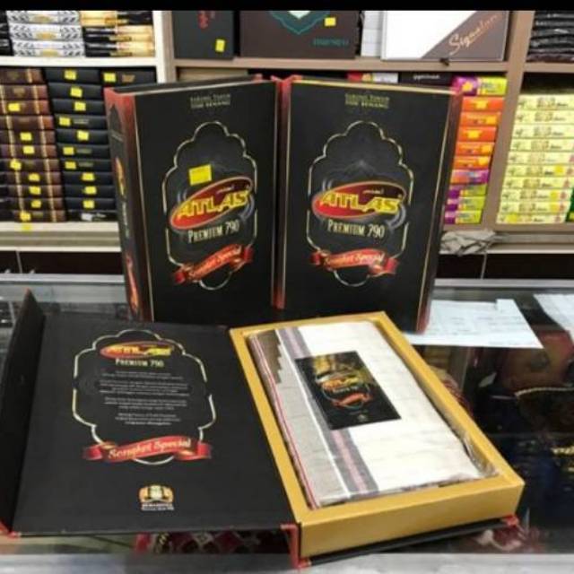(COD) SARUNG ATLAS PREMIUM 790 GOLD TERMURAH