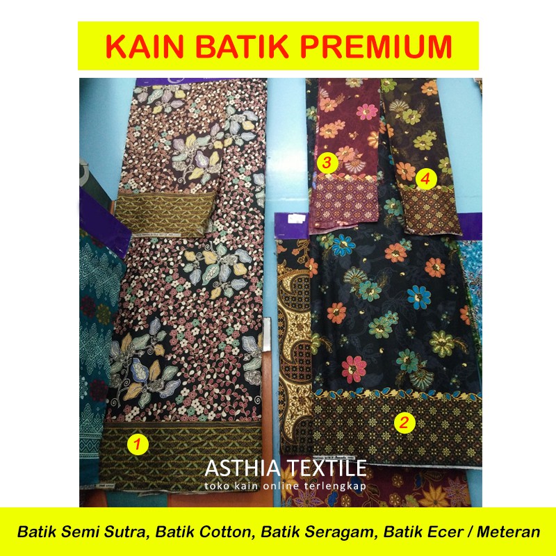 Kain Batik Keris Semi Sutra Elegan Dan Halus Shopee Indonesia