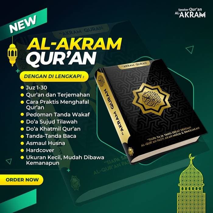 E   AL QURAN MINI EKSKLUSIF AL AKRAM
