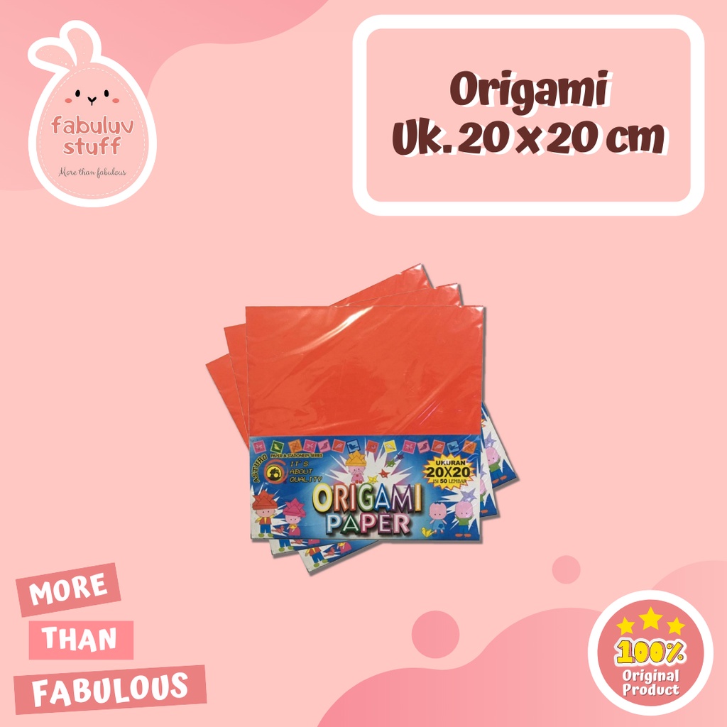 

ATK ~ Origami Lebar 20 x 20 cm