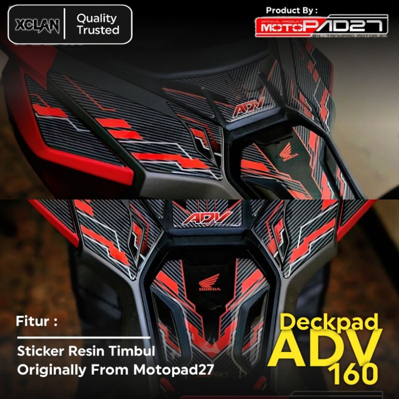 Stiker Deckpad Adv 160 Sticker Tankpad Adv 160 Stiker Tanki ADV 160 Resin Premium (COD)