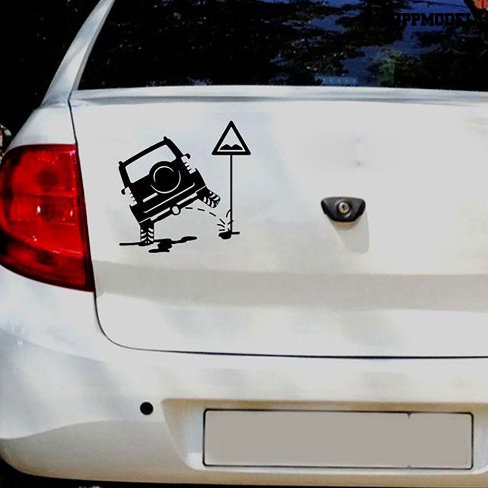 Sticker Decal Reflektor Dekorasi Body Dan Jendela Mobil Motif Gambar Lucu