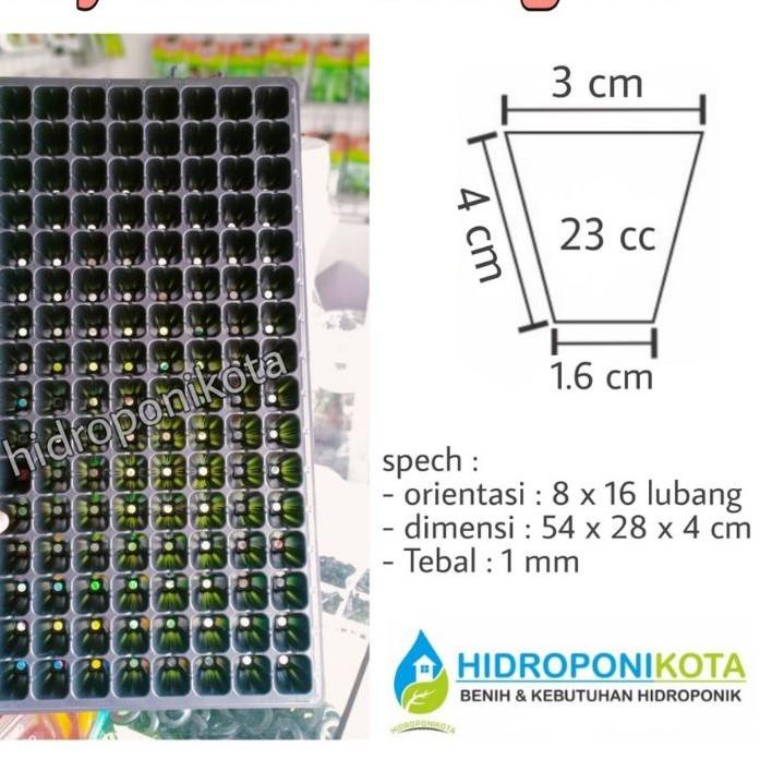 ✳ PAKET TRAY SEMAI (tray semai + alas tray) - tray semai hidroponik - tray semai pertanian ➲