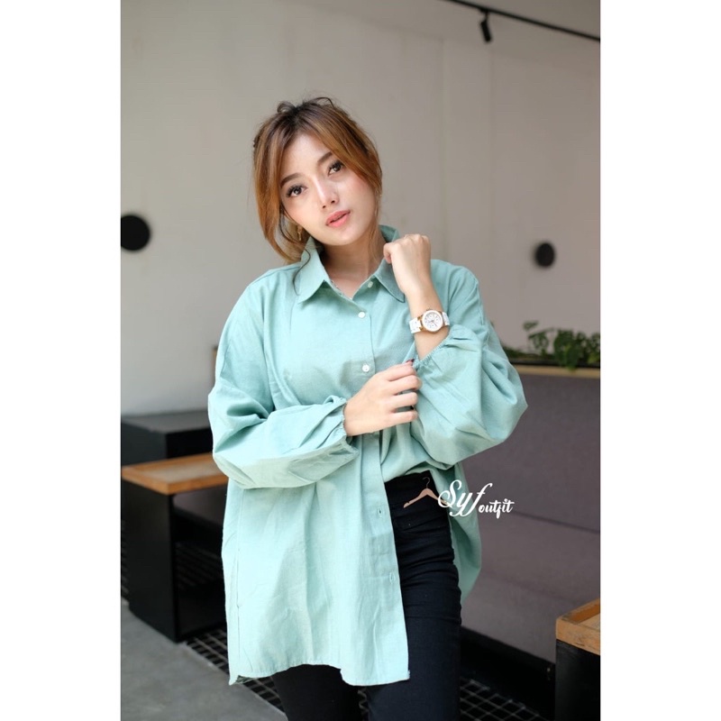 RD FASHION - ALEAA KEMEJA OVERSIZE