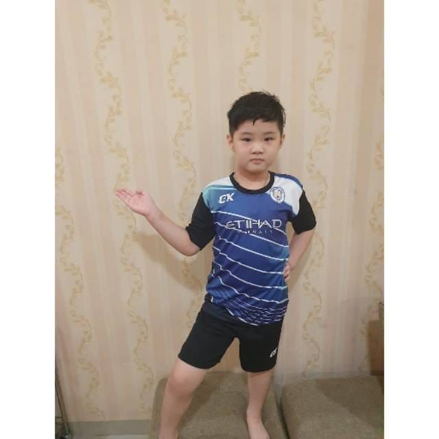 SETELAN BAJU BOLA ANAK/SETELAN KAOS BOLA ANAK SML/MCITY