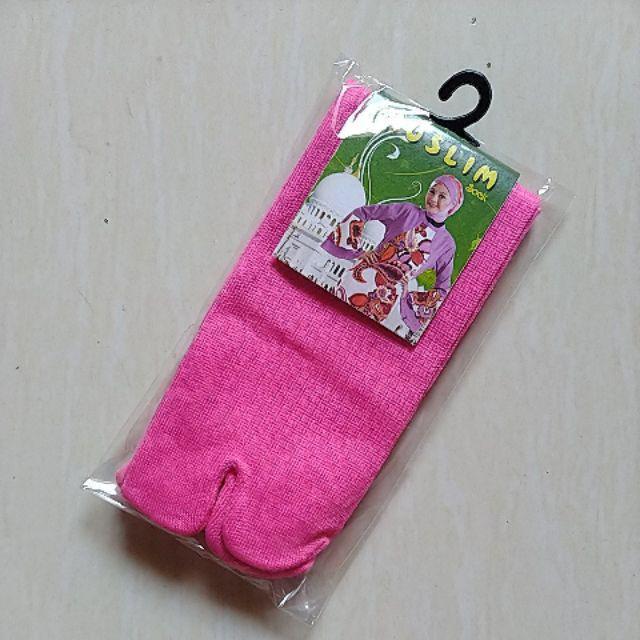 KAOS KAKI JEMPOL POLOS muslimah warna dikemas-KKJM fanta