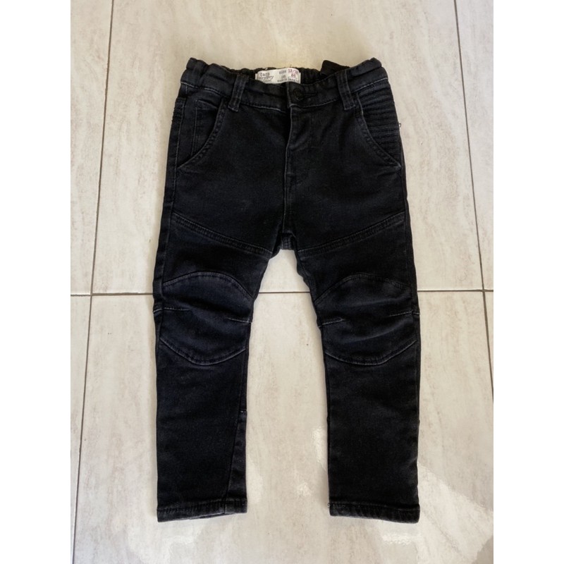 preloved zara biker jeans