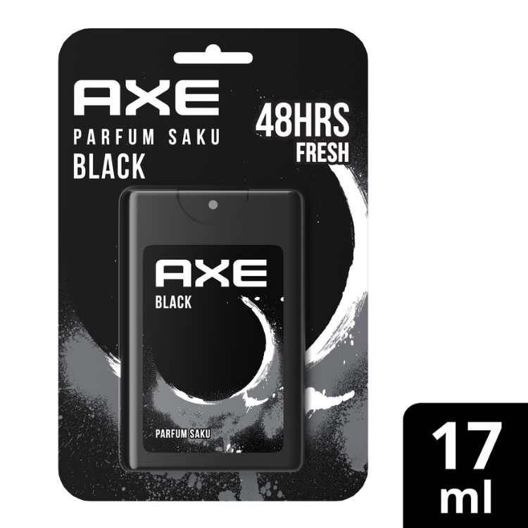 Axe Pocket Fragrance Black Parfum Saku 17ml