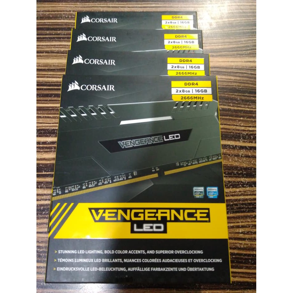 CORSAIR VENGEANCE LED 16GB KIT DDR4 2666Mhz