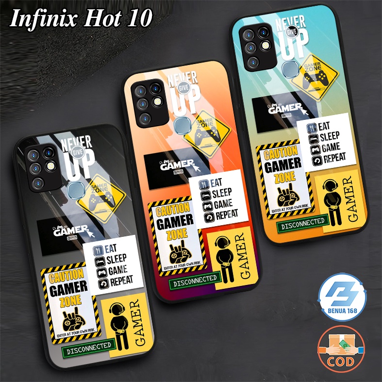 Benua Case - Case GAMER Infinix Hot 10 - Case Hp Infinix Hot 10 - Kesing Hp Infinix Hot 10 - Softcas