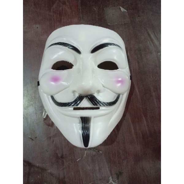 Topeng vendetta anonymous mask ultramen bajahitam