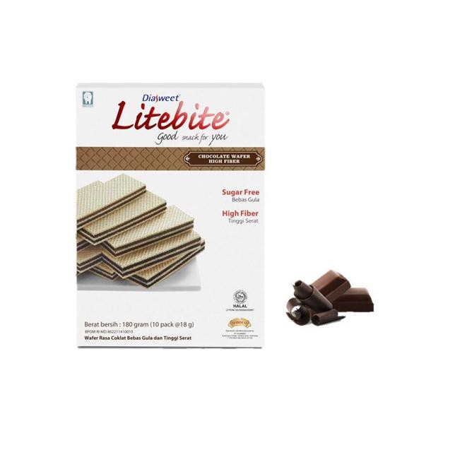 

[KODE BARANG 35] Diasweet Litebite Wafer Coklat 180gr TERBARU..!!