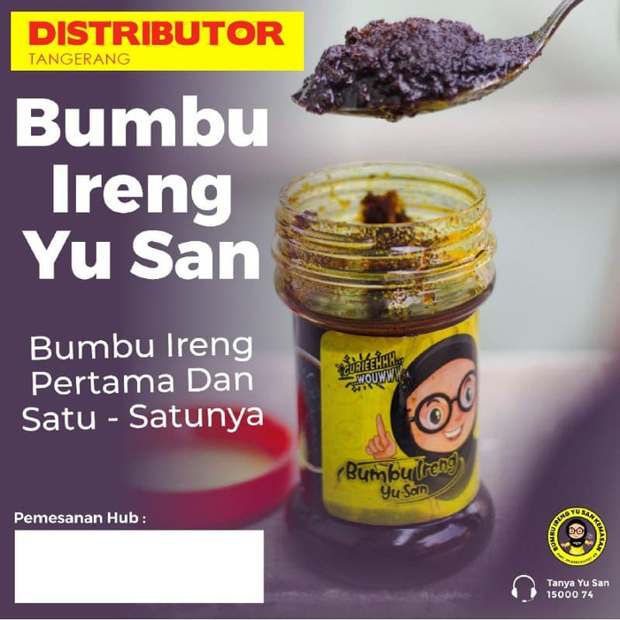 

Ready- Distributor Bumbu Ireng Yu San Kemasan, Bumbu Instan Siap Saji