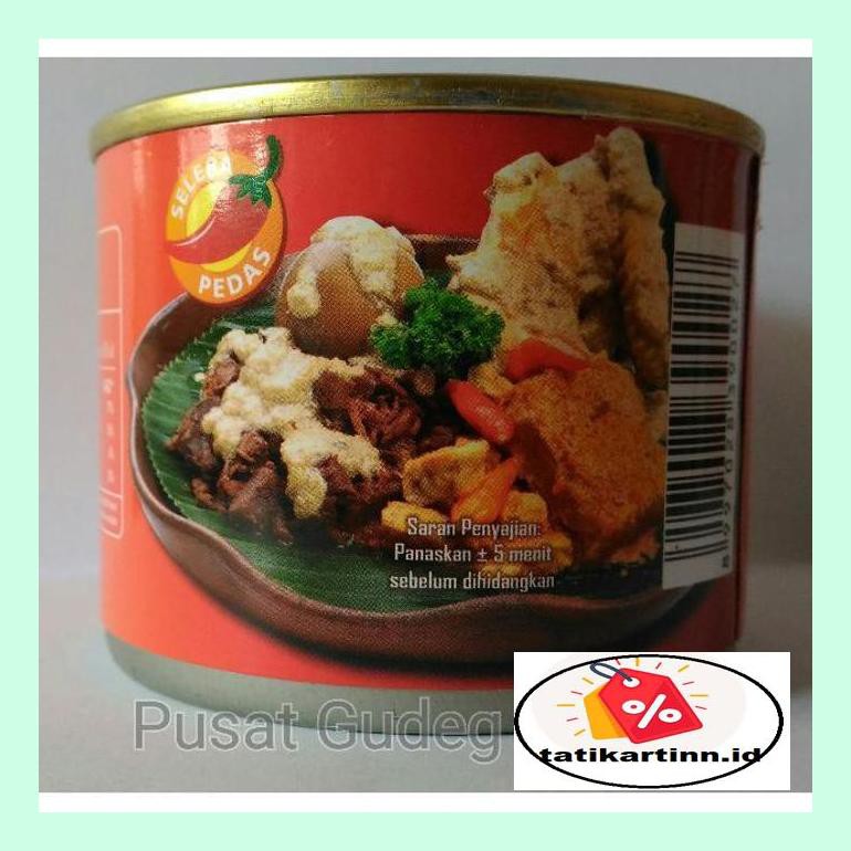 

T4Tksot Gudeg Kaleng Bu Tjitro Pedas Blondo Paket Ekonomis Sotytat