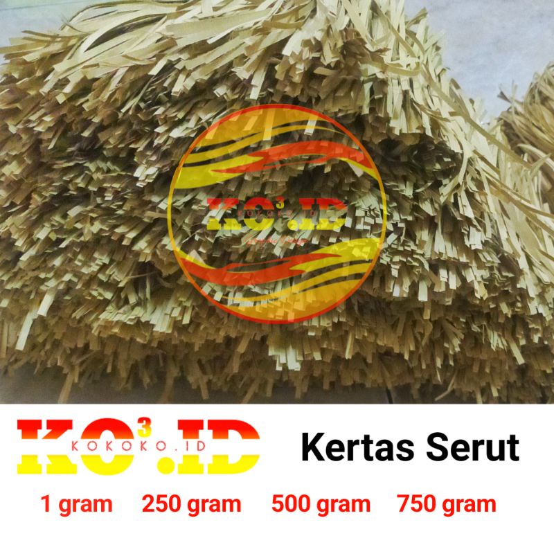 

KERTAS SERUT CACAH POTONGAN PACKAGING PACKING HAMPERS GIFT KADO