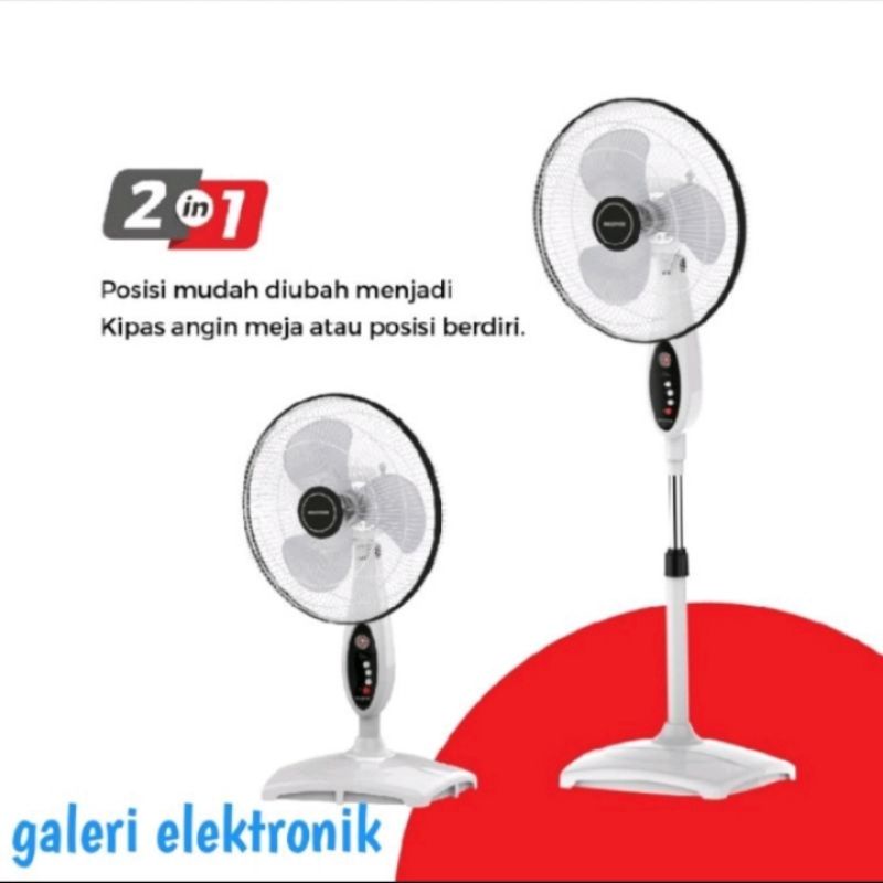 Kipas angin berdiri Maspion 16in 2 fungsi
